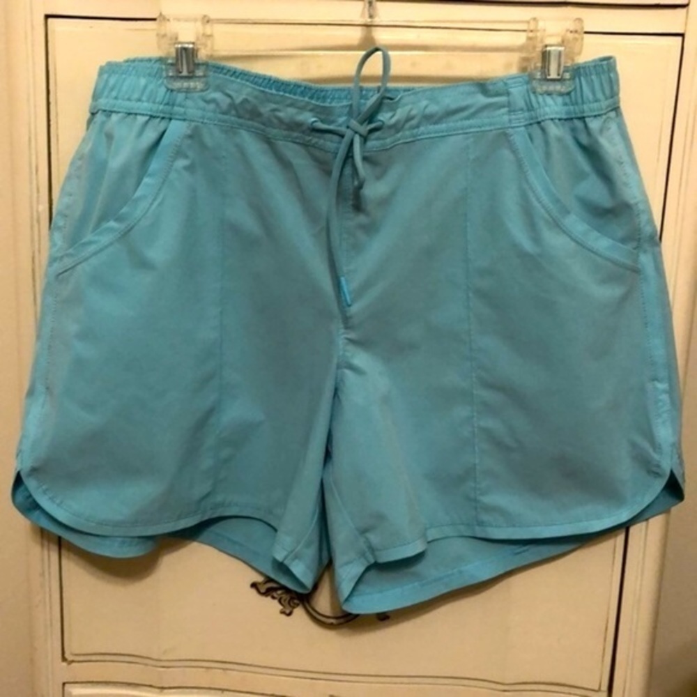 Lands End Dri Fit Turquoise Quick Dry Swim Board Shorts size 12
no liner - Picture 2 of 5